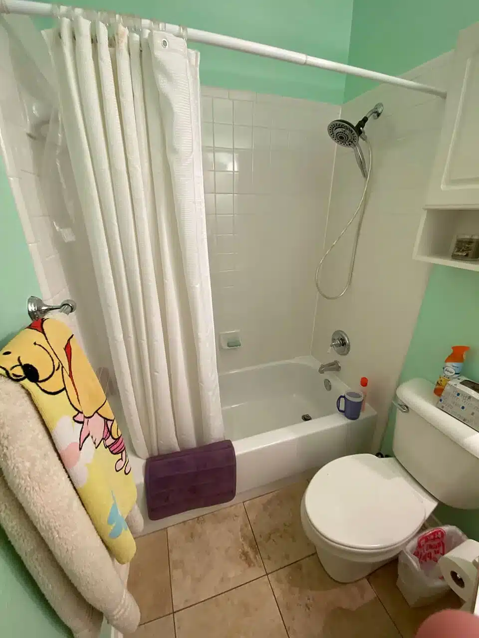 guest bathroom remodel before